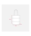 Shopper con soffietto in TNT termosaldato, manici 65 cm Handle Shopper con soffietto in TNT termosaldato, manici 65 cm Handle