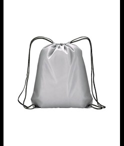 Zainetto in poliestere 210T color argento Handle