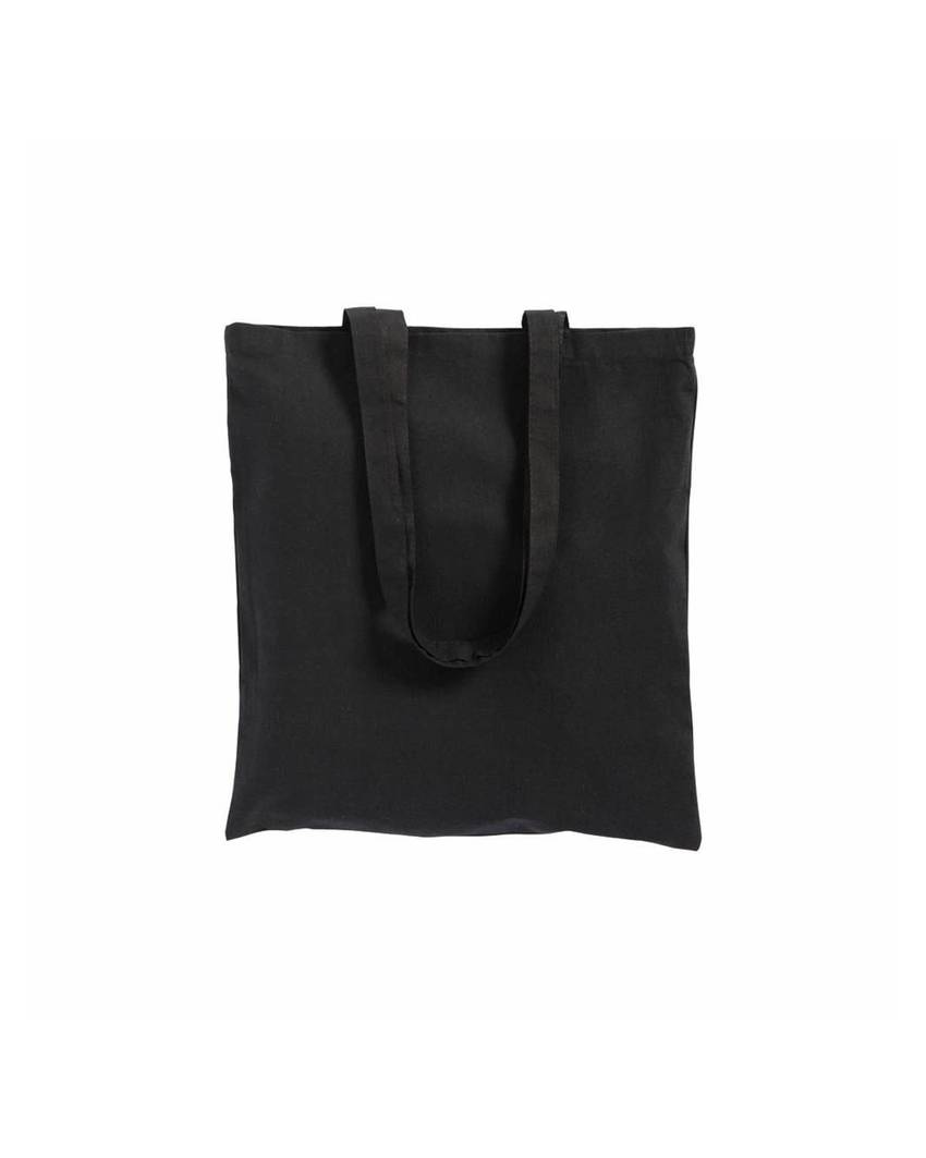 Shopper in cotone 180 g/m2, manici lunghi e soffietto Handle