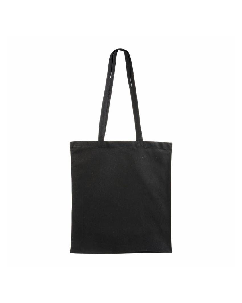Shopper in cotone 180 g/m2, manici lunghi e soffietto Handle