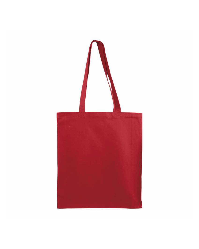 Shopper in cotone 180 g/m2, manici lunghi e soffietto Handle