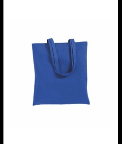 Shopper in cotone 180 g/m2, manici lunghi e soffietto Handle