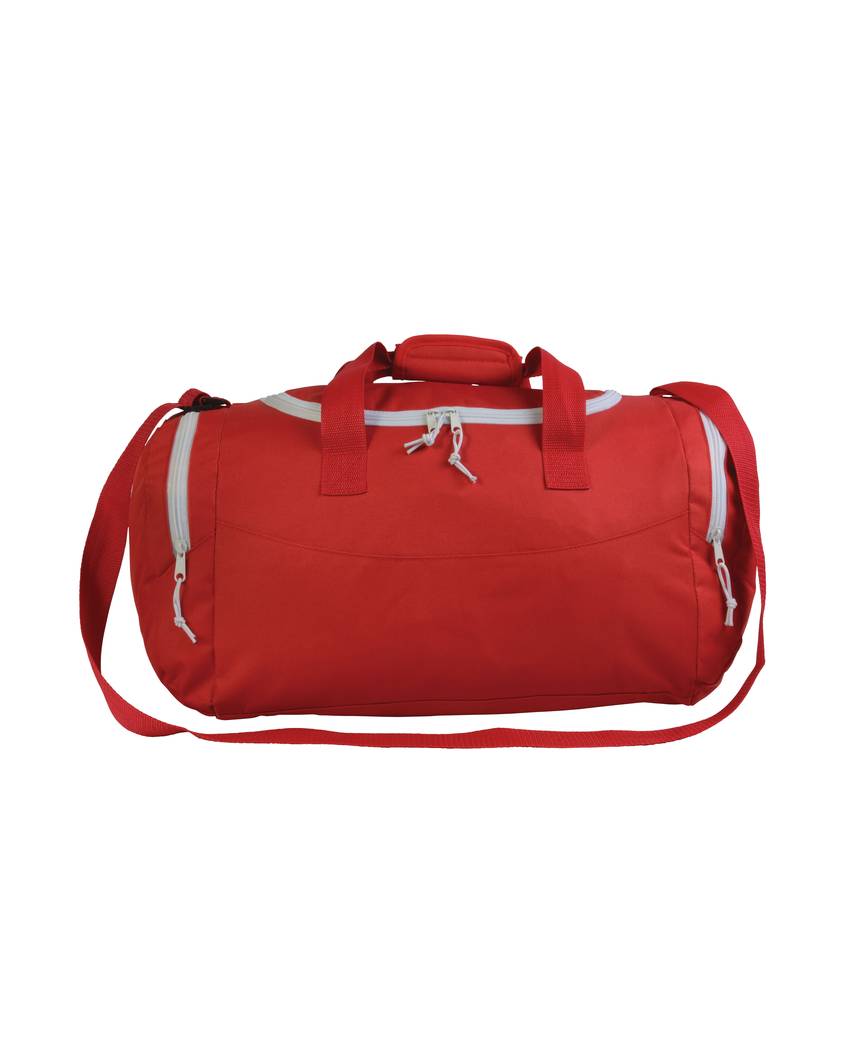 Borsone sport in polyester 600D con tasca porta scarpe