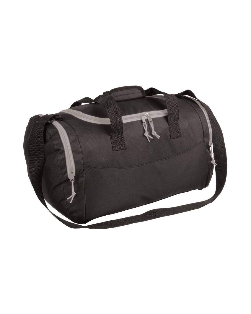 Borsone sport in polyester 600D con tasca porta scarpe