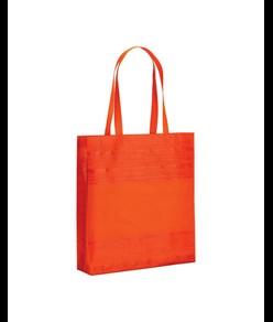 Shopper in TNT termosaldato con soffietto, manici 65 cm Handle