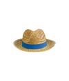Cappello in paglia con fascia elastica 2,5 cm applicabile e personalizzabile Cappello in paglia con fascia elastica 2,5 cm applicabile e personalizzabile