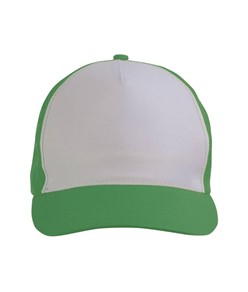 Cappellino in poliestere, 5 pannelli, regolazione a velcro Cappellino in poliestere, 5 pannelli, regolazione a velcro