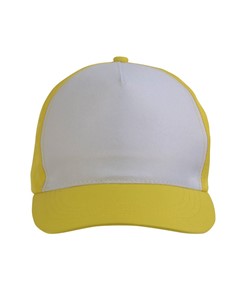 Cappellino in poliestere, 5 pannelli, regolazione a velcro Cappellino in poliestere, 5 pannelli, regolazione a velcro