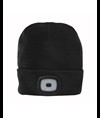 Cappellino in maglia 100% acrilico pesante con luce LED removibile e ricaricabile USB