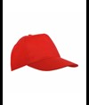 Cappellino in RPET, 5 pannelli con anellini ricamati