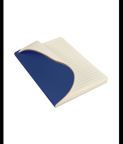 Quaderno in PU morbido, fogli a righe color avorio (64 pag.)