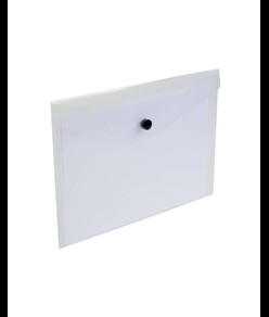 Busta portadocumenti in PP 150 con 1 tasca e chiusura a clip (A5)