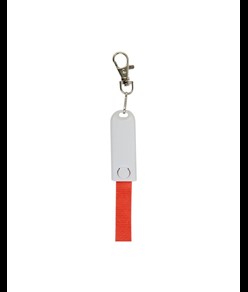 Nastro da collo con moschettone con funzione di cavo di ricarica con prese Micro-USB/Light