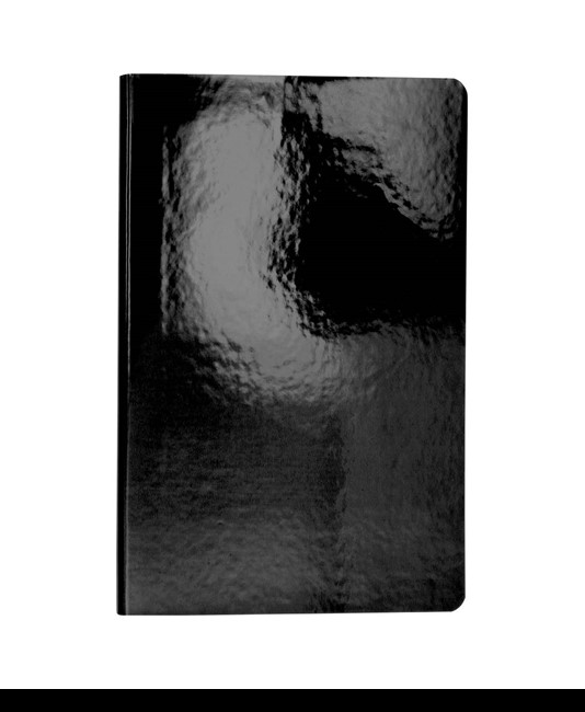 Quaderno in cartoncino effetto metallizzato, fogli a righe color avorio (64 pag.)