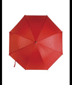 Ombrello automatico con fusto in metallo e manico curvo in plastica