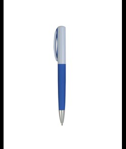 Penna twist in plastica con parte colorata gommata