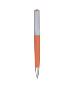 Penna twist in plastica con parte colorata gommata
