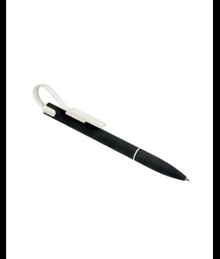 Penna twist in alluminio con clip che si trasforma in cavo di ricarica USB/Lightning/micro