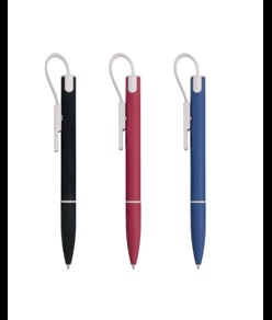 Penna twist in alluminio con clip che si trasforma in cavo di ricarica USB/Lightning/micro