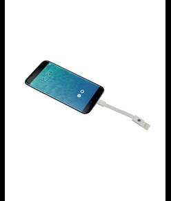 Penna twist in alluminio con clip che si trasforma in cavo di ricarica USB/Lightning/micro