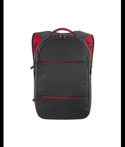 Zaino porta computer in poliestere 600D. Tasca principale porta pc e 3 tasche frontali