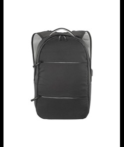 Zaino porta computer in poliestere 600D. Tasca principale porta pc e 3 tasche frontali