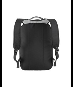 Zaino porta computer in poliestere 600D. Tasca principale porta pc e 3 tasche frontali