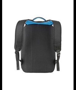 Zaino porta computer in poliestere 600D. Tasca principale porta pc e 3 tasche frontali