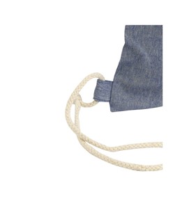 Zainetto in cotone riciclato effetto melange con chiusura a strozzo CORDINI AD ASOLA Handle Zainetto in cotone riciclato effetto melange con chiusura a strozzo CORDINI AD ASOLA Handle