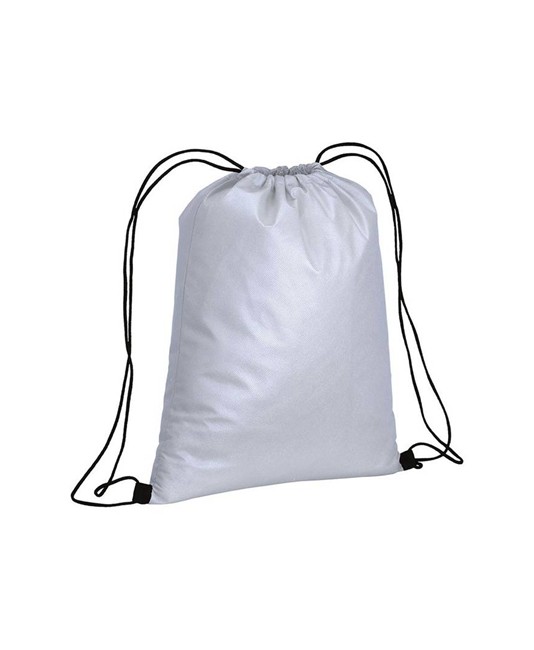 Zainetto in TNT con chiusura a strozzo Handle Zainetto in TNT con chiusura a strozzo Handle