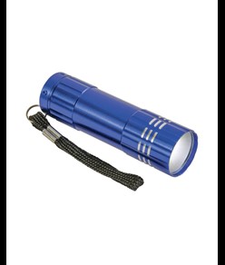 Torcia tascabile a LED COB (Chip On Board) in allumino con cordino (batterie NON incluse)