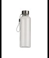 Borraccia in tritan trasparente con tappo in metallo (500ml). BPA free