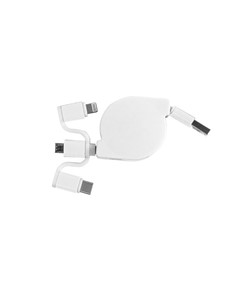 Cavo alimentazione USB-type C/lighting/microUSB retrattile Cavo alimentazione USB-type C/lighting/microUSB retrattile