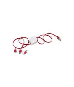 Cavo alimentazione USB-type C/lighting/microUSB retrattile Cavo alimentazione USB-type C/lighting/microUSB retrattile