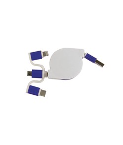 Cavo alimentazione USB-type C/lighting/microUSB retrattile Cavo alimentazione USB-type C/lighting/microUSB retrattile