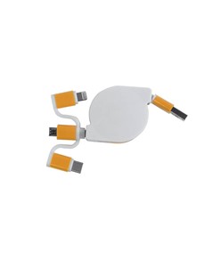 Cavo alimentazione USB-type C/lighting/microUSB retrattile Cavo alimentazione USB-type C/lighting/microUSB retrattile