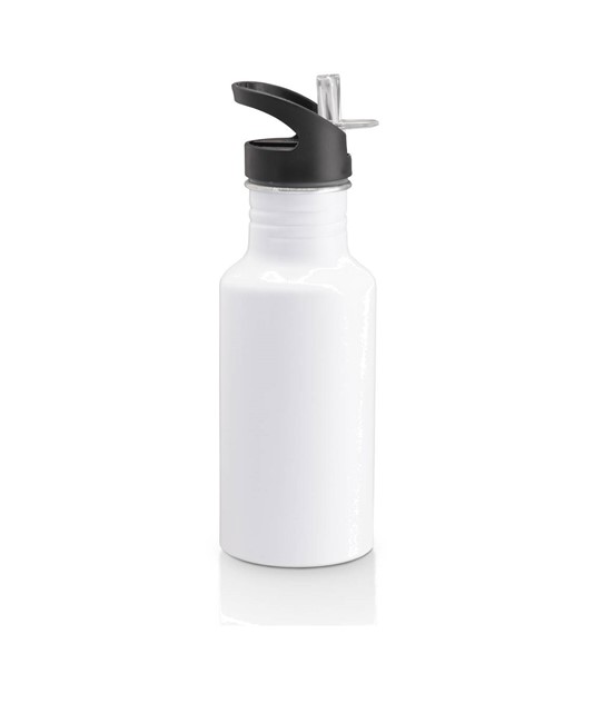 Bottiglia in alluminio (600ml) con cannuccia estraibile