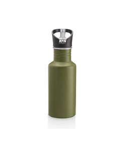 Bottiglia in alluminio (600ml) con cannuccia estraibile Bottiglia in alluminio (600ml) con cannuccia estraibile