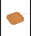 Base di ricarica wireless in Bamboo - Input 5V/2A , Output 5V/1A , Potenza di trasmissione