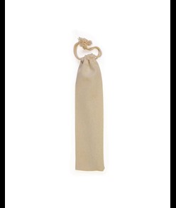 Set posate in bamboo, bustina in cotone