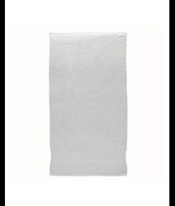 Telo in spugna di cotone 100 % ( 300 g/m2) con banda bianca in poliestere 30x50cm