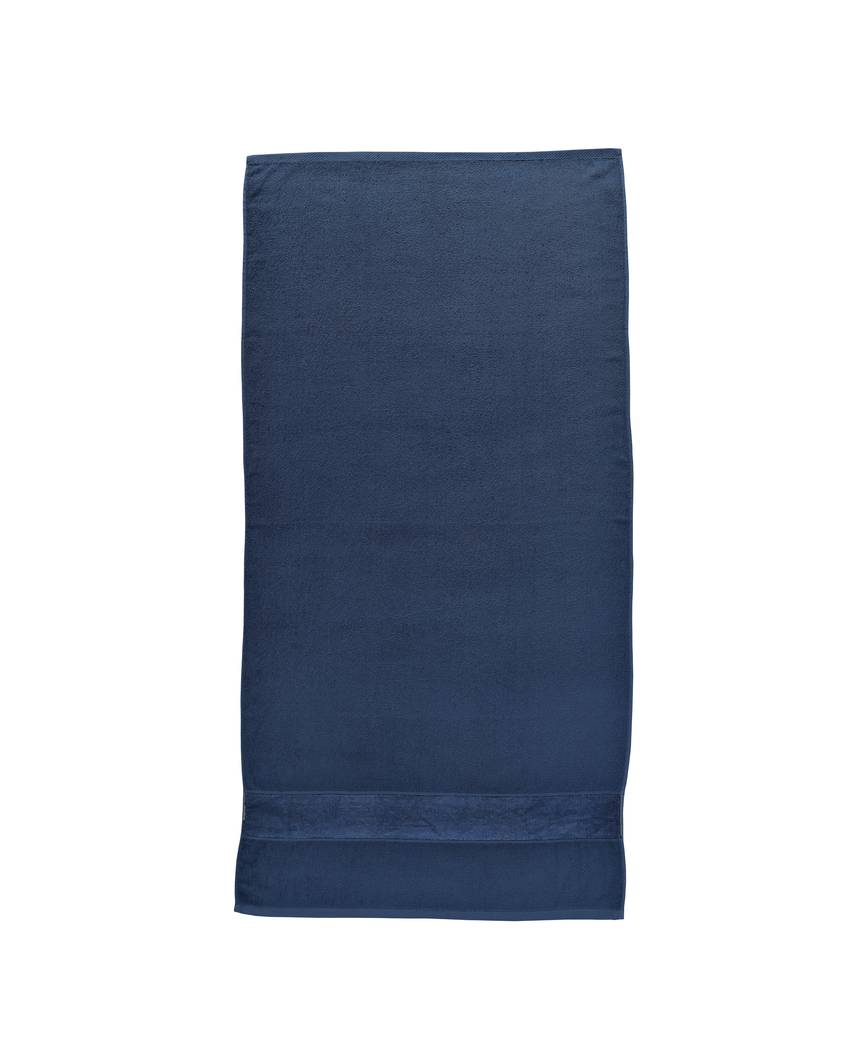 Telo in spugna di cotone 100 % ( 300 g/m2) con banda bianca in poliestere 30x50cm