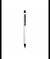 Penna in alluminio con clip nera in metallo
