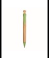 Penna a scatto in bamboo, paglia di grano (50%) e PP (50%)
