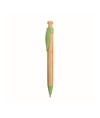 Penna a scatto in bamboo, paglia di grano (50%) e PP (50%) Penna a scatto in bamboo, paglia di grano (50%) e PP (50%)
