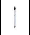 Penna a scatto plastica con inchiostro cancellabile e clip in metallo