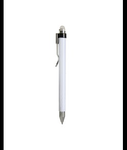 Penna a scatto plastica con inchiostro cancellabile e clip in metallo
