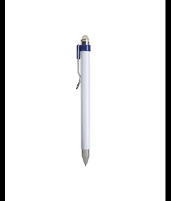 Penna a scatto plastica con inchiostro cancellabile e clip in metallo