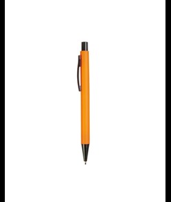 Penna a scatto in plastica con clip in metallo