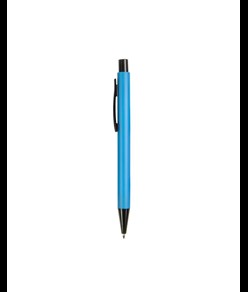 Penna a scatto in plastica con clip in metallo